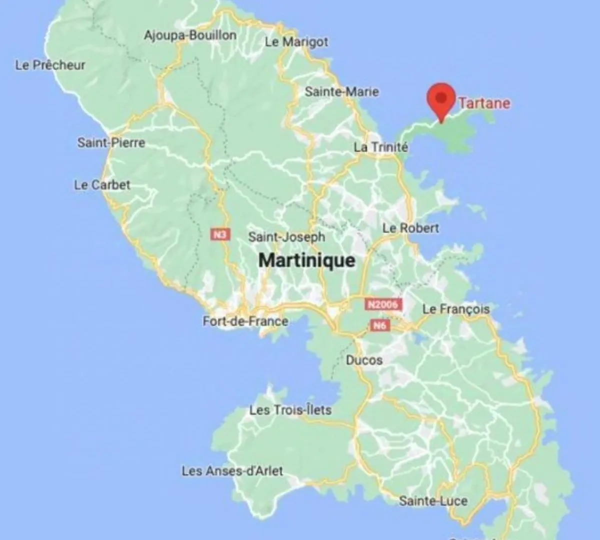 Studio California A Tartane La Trinite 0*,  Martinique